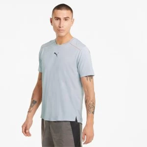 Puma Cooladapt Mens Running T-Shirt Grey Dawn