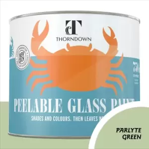 Image of Thorndown Parlyte Green Peelable Glass Paint 750ml