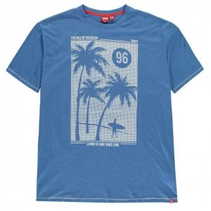 D555 Kansas T Shirt Mens - Blue Marl