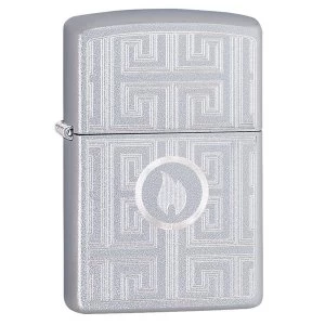 image of Zippo Labyrinth Chrome Regular Windproof Lighter