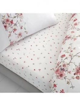 Image of Catherine Lansfield Catherine Lansfield Jasmine Floral Fitted Sheet - Sb