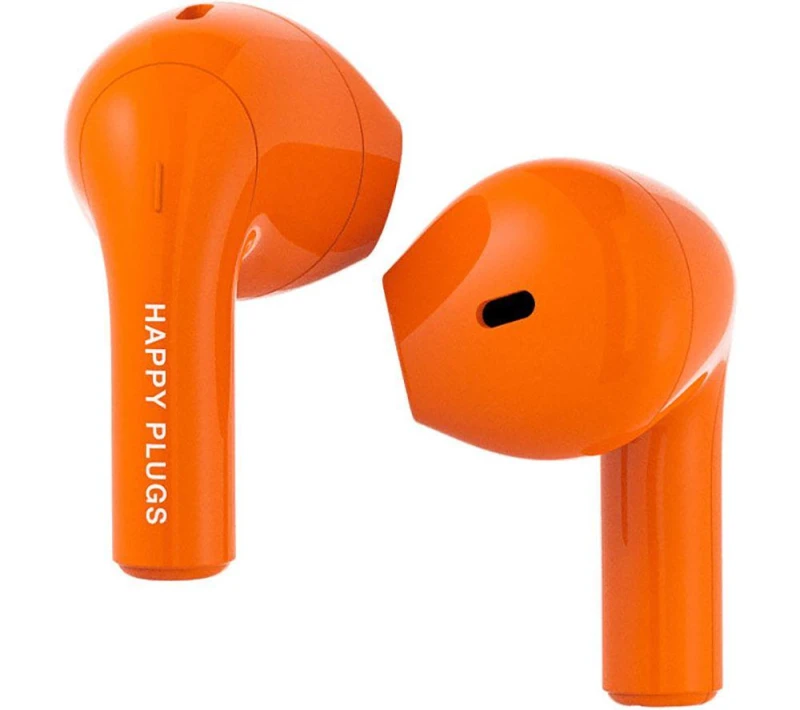 Image of HAPPY PLUGS Joy Wireless Bluetooth Earbuds - Orange 7350116012880