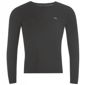 Image of Lonsdale Long Sleeve T Shirt Mens - Black