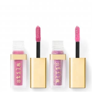 image of Stila Double Dip Duo Liquid Eye Shadows 2.25ml (Various Shades) - Pink Martini