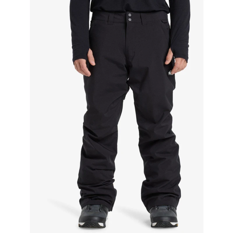 Image of Quiksilver Mens Quik Estate Ski Trousers Ski Pants / Salopettes Small Black 40402540350