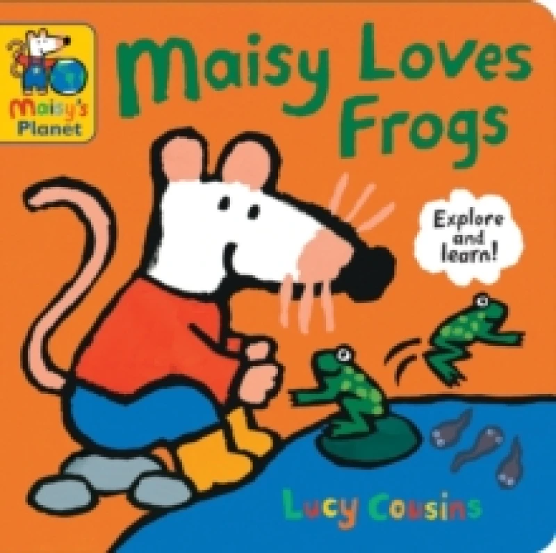 Image of Maisy Loves Frogs: A Maisy's Planet Book : A perfect gift to encourage outdoor exploring and screen-free fun for ages 14 Board book