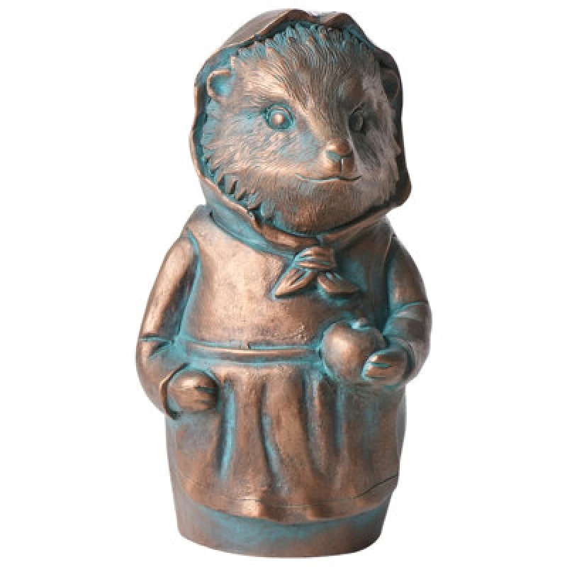 Image of Beliani Garden Figurine Lola Hedgehog Brown