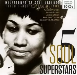 Image of 5 Soul Superstars Their First Steps to Fame by Various Artists CD Album