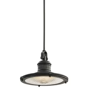 Image of 1 Bulb Ceiling Pendant Light Fitting Olde Bronze LED E27 100W Bulb