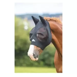 image of Shires Stretch Fly Mask - Black