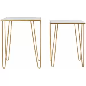 Image of Premier Housewares Avantis Set of 2 Rectangular Side Tables