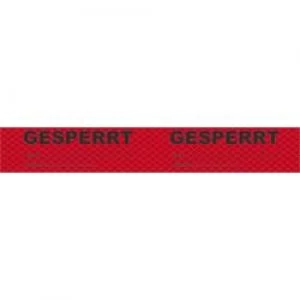 Image of ESD tape 1 Rolls Red Black L x W 66 m x 50 mm BJZ
