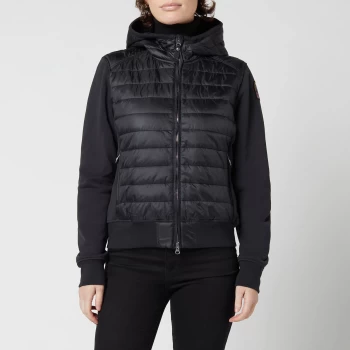 Image of Parajumpers Womens Caelie Fleece Bomber Jacket - Black - L