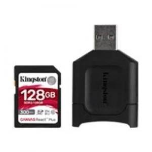 Image of Kingston 128GB SDXC React Plus Card