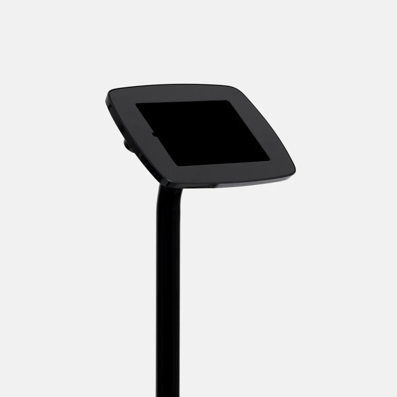 Image of Bouncepad Original Floorstanding Slim with USB Cable Exposed Front Camera and Home Button Black Samsung Galaxy Tab A9 and A11 8.7 Inch