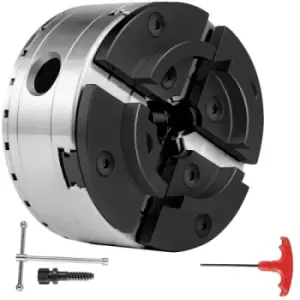 Image of VEVOR MX-125M 4 Jaw 125mm Lathe Chuck M33 Mount Reversible Hardened Wood