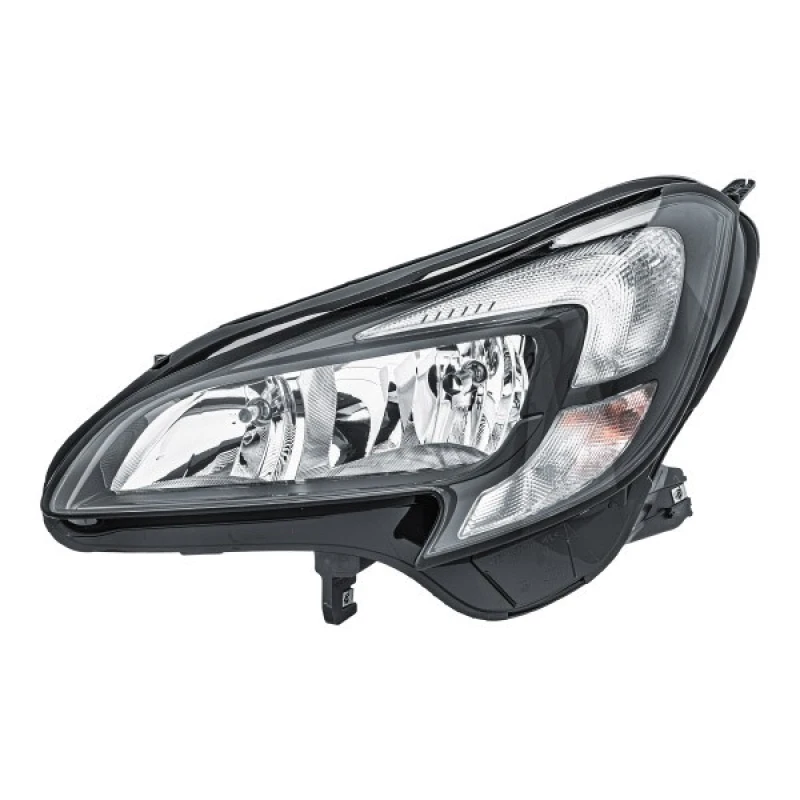 Image of HELLA 1EF 011 830-011 Headlights H7/H7, Left, with bulbs, Halogen Headlight (259)