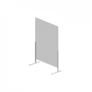Image of Hygiene Tech Protective screen perspex 1M high free standing 100cm x 75cm x 4mm