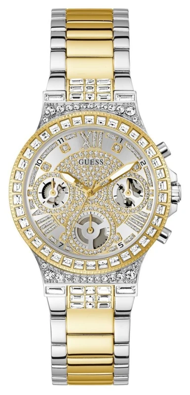 Image of Guess GW0320L7 Moonlight (36mm) Silver Dial / Two-Tone Watch