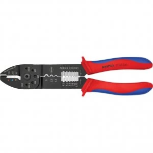 image of Crimping Pliers Black Lacquered Multi-component Grip 240MM