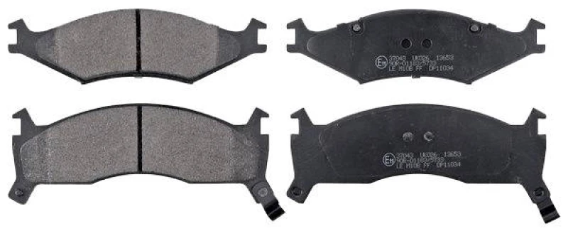 Image of A.B.S. 37043 Brake pad set with acoustic wear warning Brake Pad Set,disc brake (402)