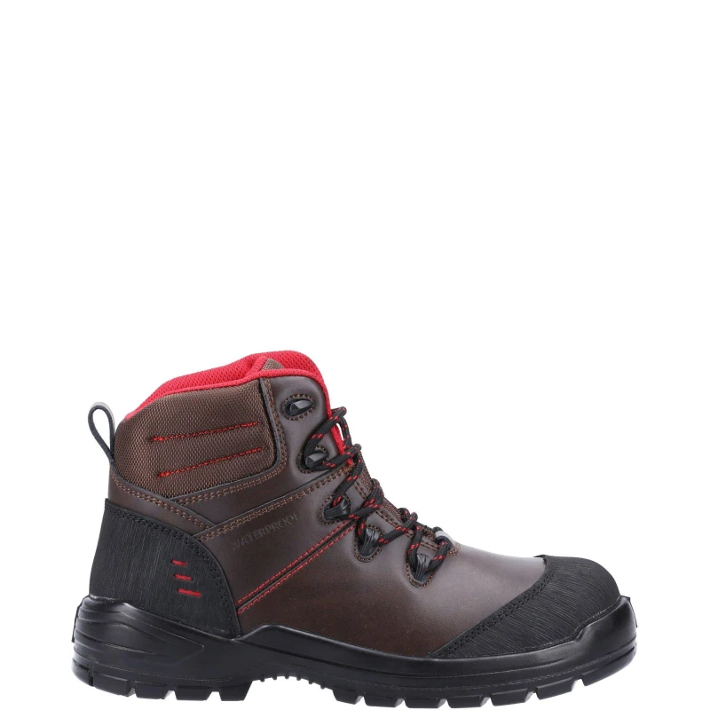 Image of Amblers Safety Mens 308C S3 SRC Metal Free Safety Boots UK Size 4 (EU 37) BROWN AMB336-BROWN-4