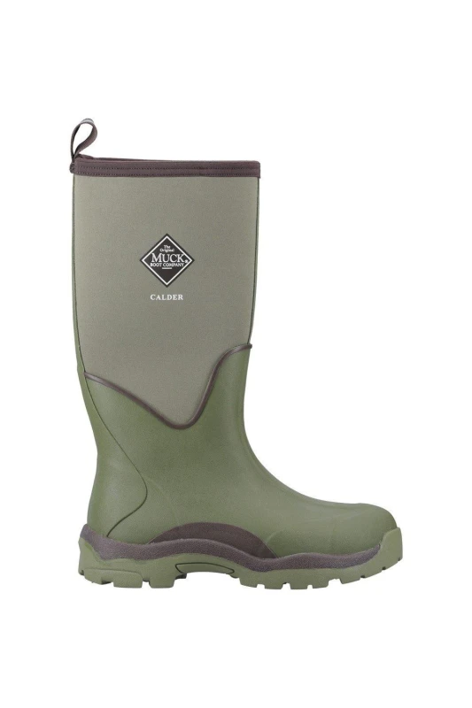 Image of Muck Boots Muck Boots Men Calder Wellingtons in Olive Size: 5 Olive 5 Male 0193715497460