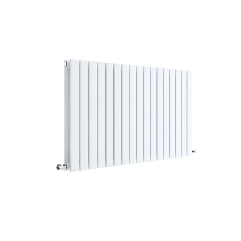 Image of Balterley Horizontal Double Panel Radiator 3519 BTU Satin White 600x 992mm White
