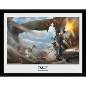 image of Fallout 4 Virtibird Door Gunner Collector Print