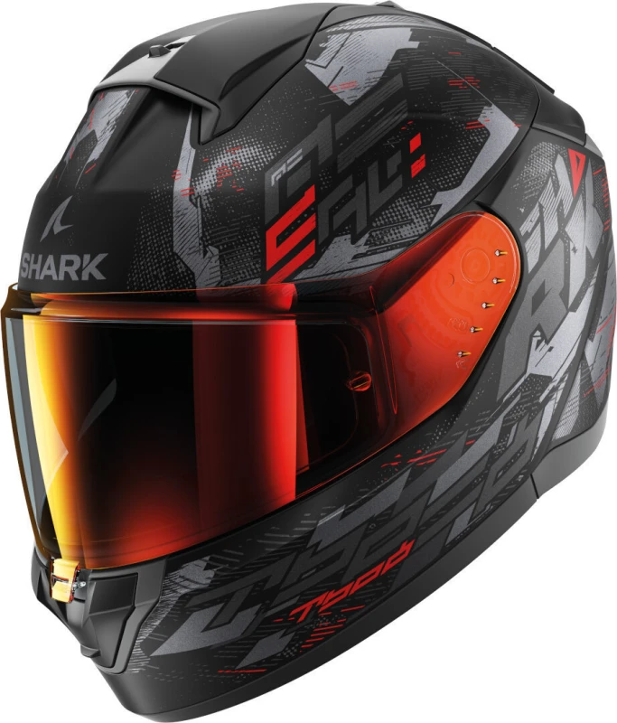 Image of Shark Ridill 2 Molokai Helmet, black-red, Size S for Men