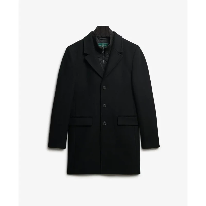 Image of Superdry 2-in-1 coat Superdry Town Noir Male L M5012265A-02A