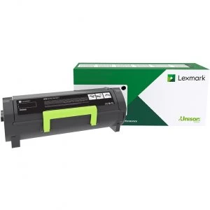 image of LEXMARK BK HIGH YLD RTN PR TON 15K