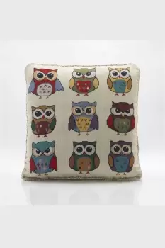 Image of Parliament Owls Tapestry Cushion Cover