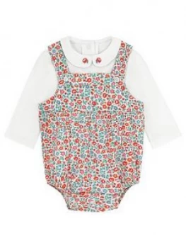 Image of Cath Kidston Baby Girls Romper And T-Shirt Set - Stone
