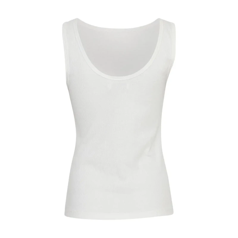 Image of moss copenhagen Womens tank top Moss Copenhagen Didina Rasmia Blanc Female XS/S