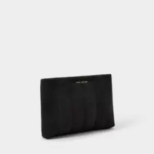 Black Kayla Quilted Clutch KLB2240