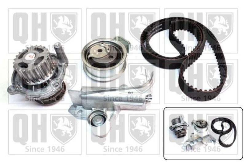 Image of QUINTON HAZELL Water pump and timing belt kit QUINTON HAZELL QBPK6421