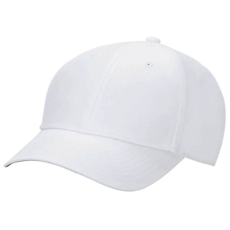 Image of Nike Mens Blank Structured Baseball Cap in White White Male One Size