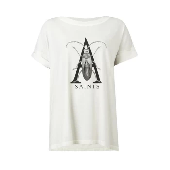 Image of AllSaints Chasma Imogen Boy Tee - White