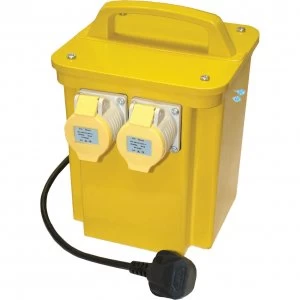 image of Faithfull 110v Portable Transformer 3.3Kva 240v