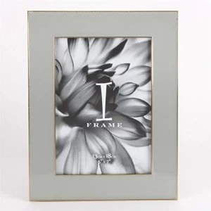 Image of 5" x 7" - iFrame Die Cast Soft Grey Photo Frame