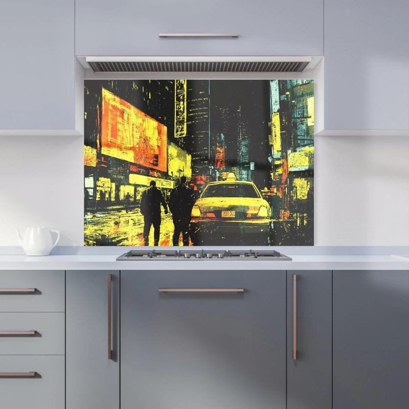 Image of Designer Kitchen Splashbacks Dante Mercer: 00017 Kitchen Splashback Size: 600mm x 750mm Multicolor Unisex 600mm x 750mm
