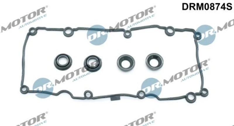 Image of DR.MOTOR AUTOMOTIVE Gasket Set, cylinder head cover DR.MOTOR AUTOMOTIVE DRM0874S