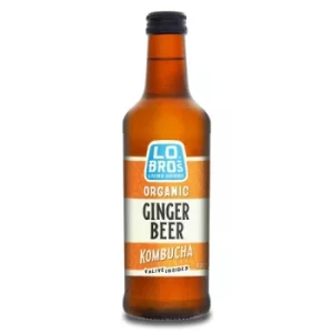 image of Lo Bros Org Ginger Beer Kombucha 330ml (2 minimum)