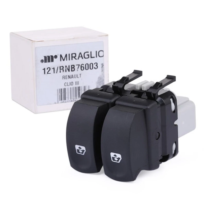 Image of MIRAGLIO 121/RNB76003 Switch, window winder Left Front Switch,window winder (1761)