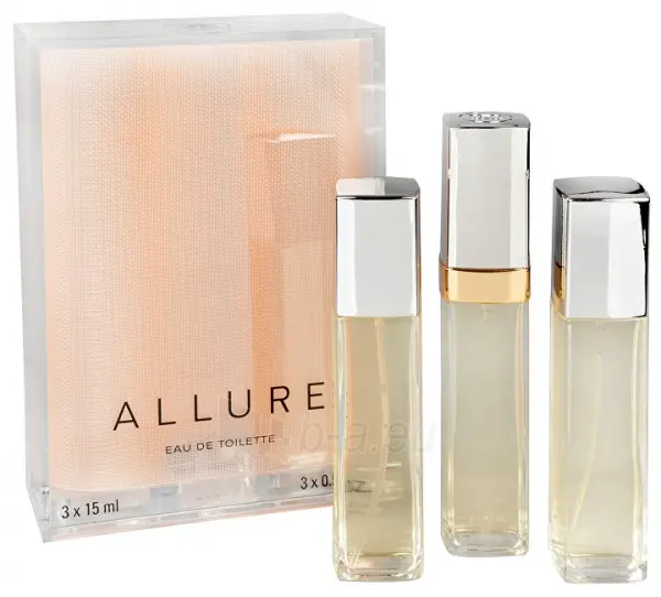 Chanel Allure Eau de Toilette For Her 3x15ml