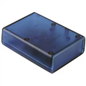 image of Hammond Electronics 1593NTBU Hand-held casing 110 x 75 x 25 Acrylonitrile butadiene styrene Blue (transparent)