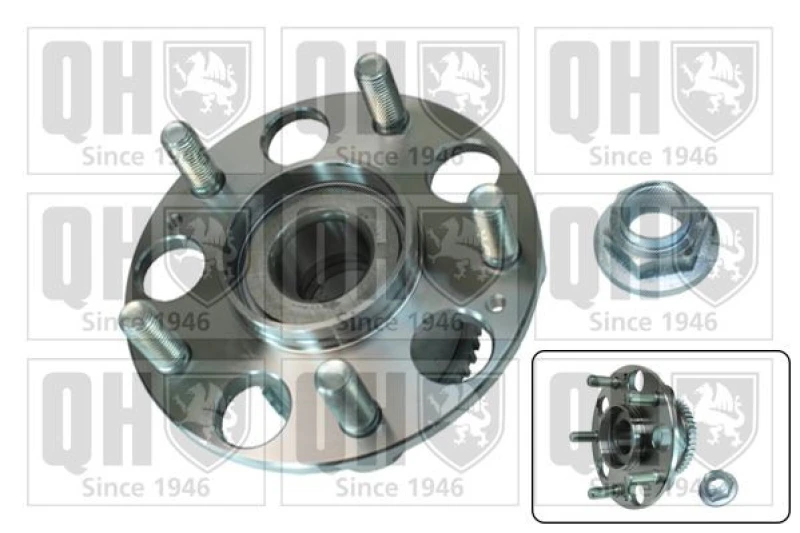 Image of QUINTON HAZELL Wheel bearing kit QUINTON HAZELL QWB1442