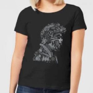 Image of Harry Potter Harry Potter Head Womens T-Shirt - Black