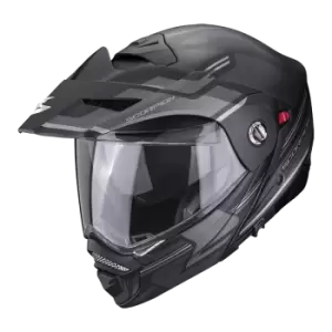 Image of Scorpion Adx-2 Carrera Matt Black-Silver 2XL